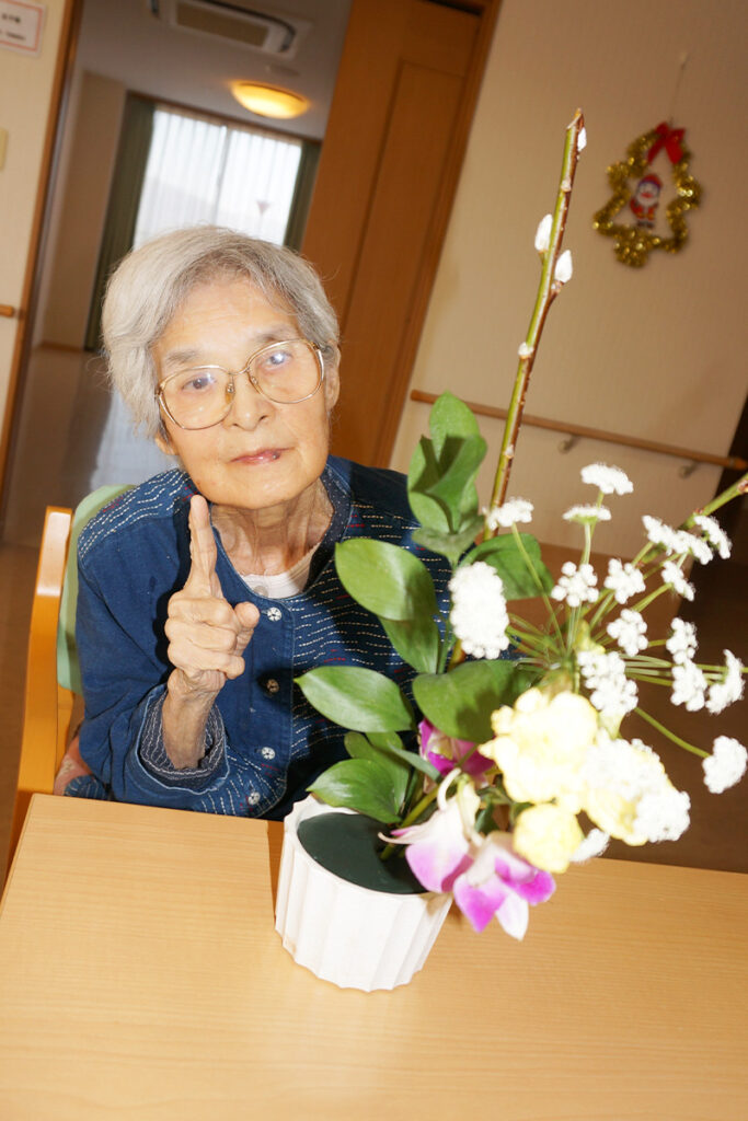 「生け花会」は伝統のイベントです
