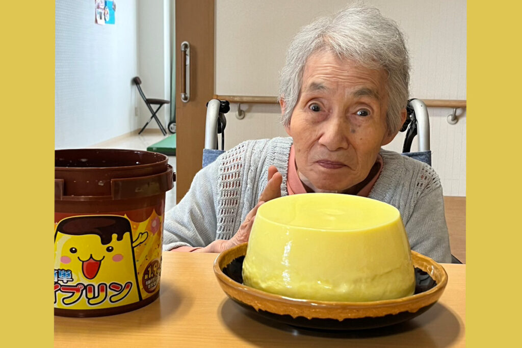 【食】バケツdeプリン